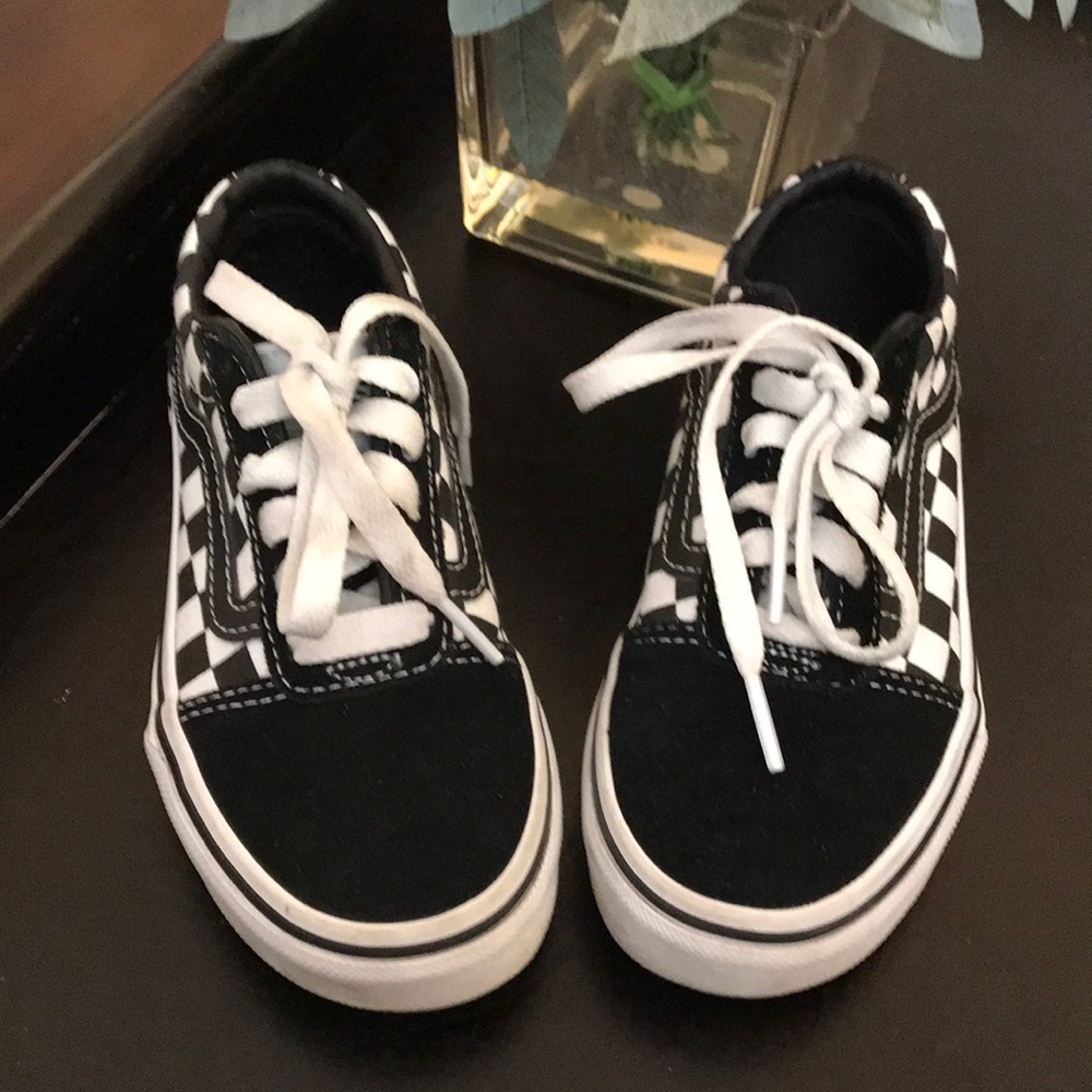 Kids Checkered Vans